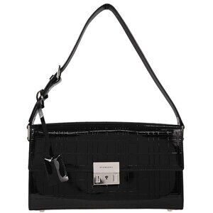 Burberry Black Patent Leather Handbag